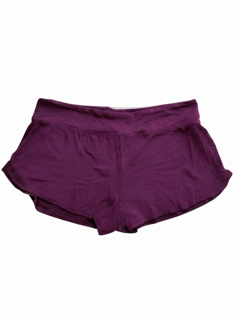 Athleta Well Rested Rib Sleep Shorts Purple Medium NWT - Picture 2 of 6